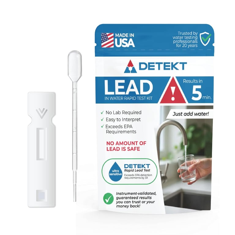 Detekt Lead Drinking Water Test