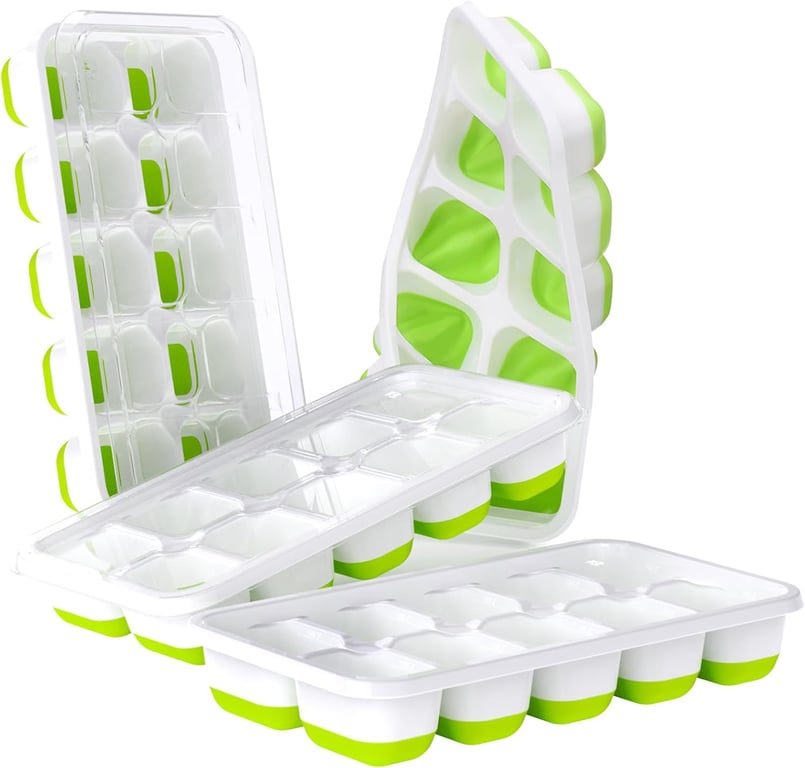 DOQAUS Ice Cube Tray with Lids