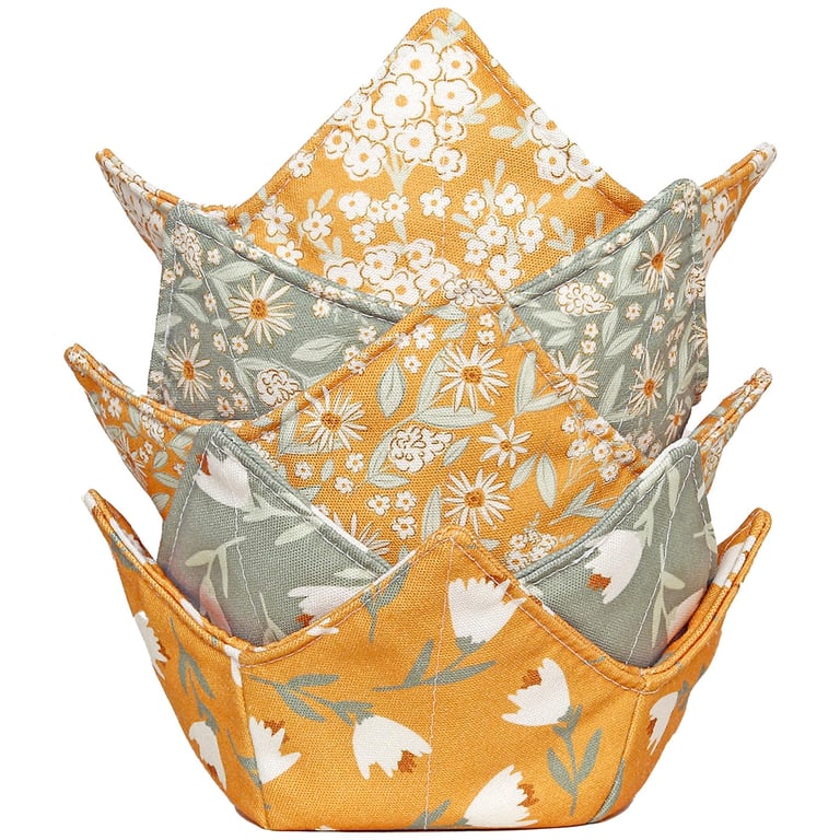 ROGITU Cotton Microwavable Bowl Cozy