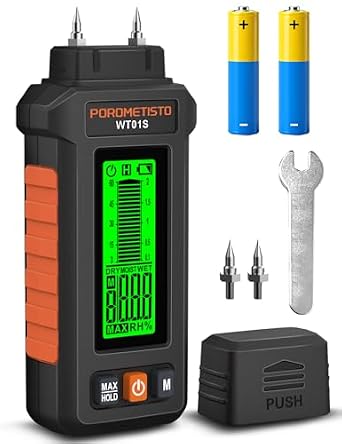 POROMETISTO 5‑in‑1 Moisture Meter
