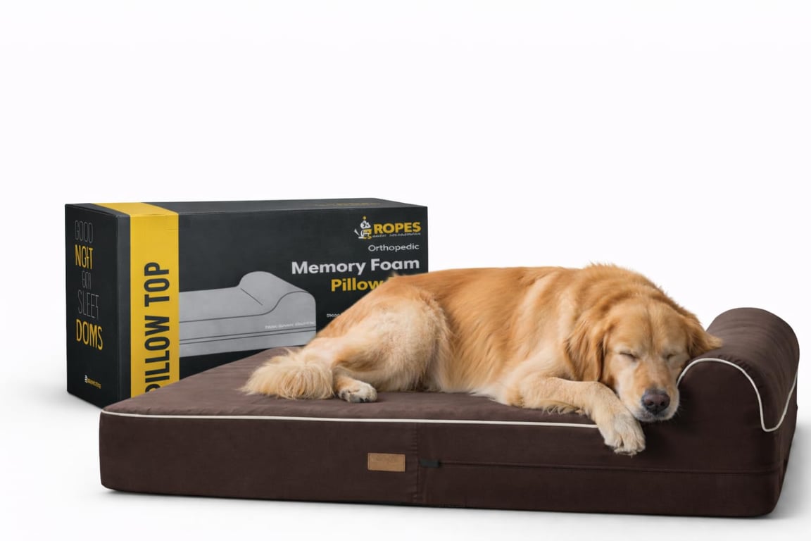 KOPEKS XL Orthopedic Memory Foam Dog Bed