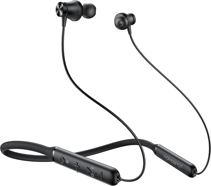 JY300 Wireless Neckband Headphones, Bluetooth Auracast Ready with App Enhanced, Support aptX HD & LC3 Audio, 40-Hour Battery, for Gaming, Workouts & Commute