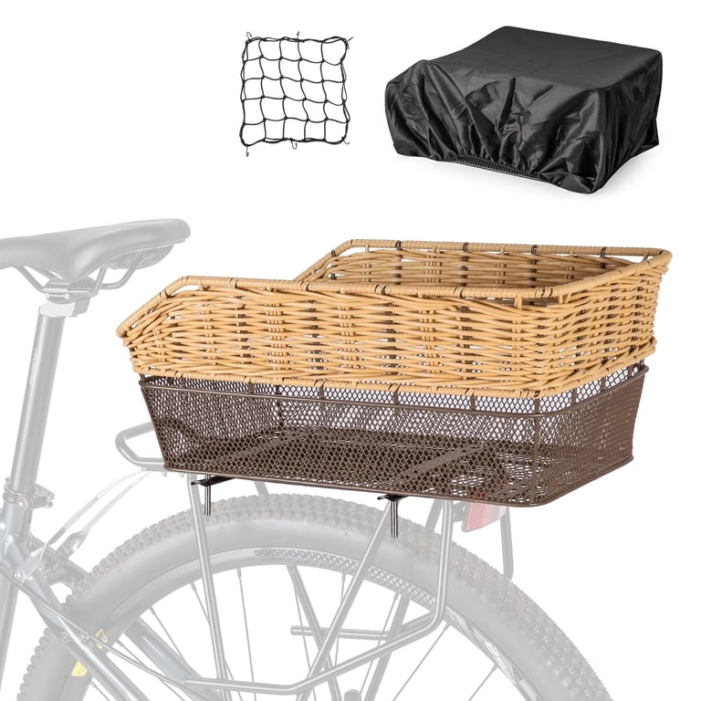 CXWXC Large Rear Bike Basket