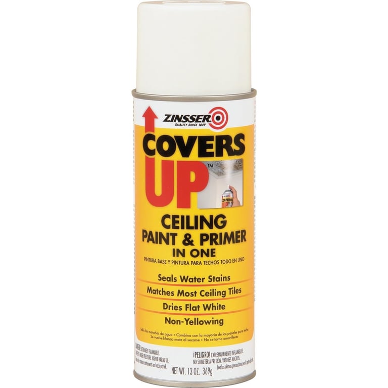 Zinsser Covers Up Ceiling Paint