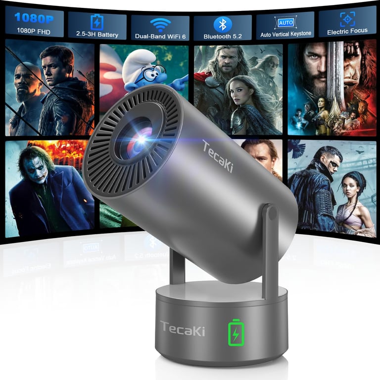 Tecaki Portable Projector