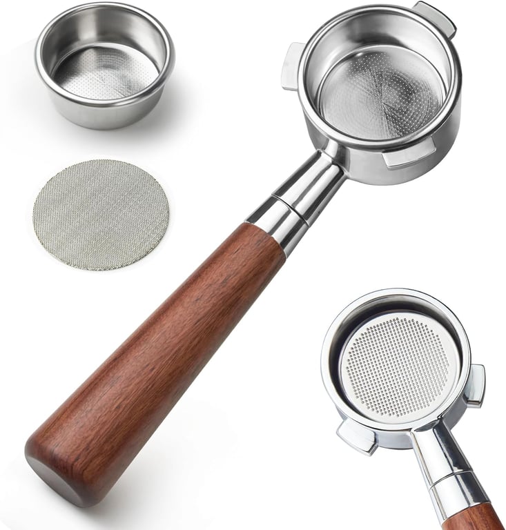 54 mm Bottomless Portafilter Compatible with Breville Barista BES870XL