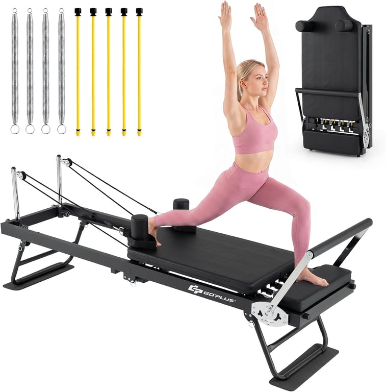 Goplus Foldable Pilates Reformer