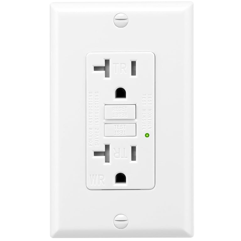XimaoEase 20A Weather‑Resistant GFCI