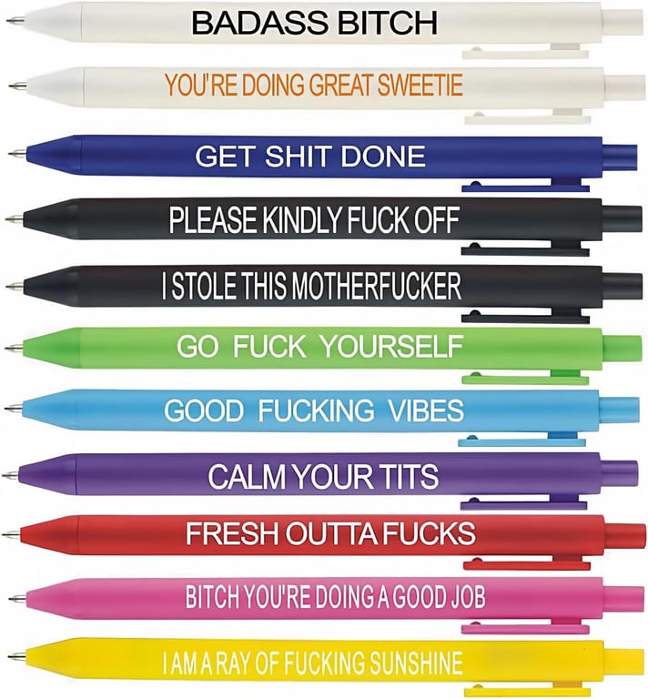 Cityhermit Swear Word Pens