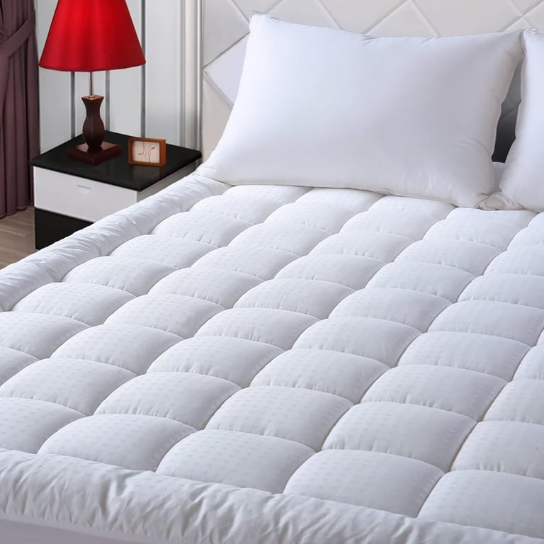 EASELAND Queen Pillow Top Mattress Pad