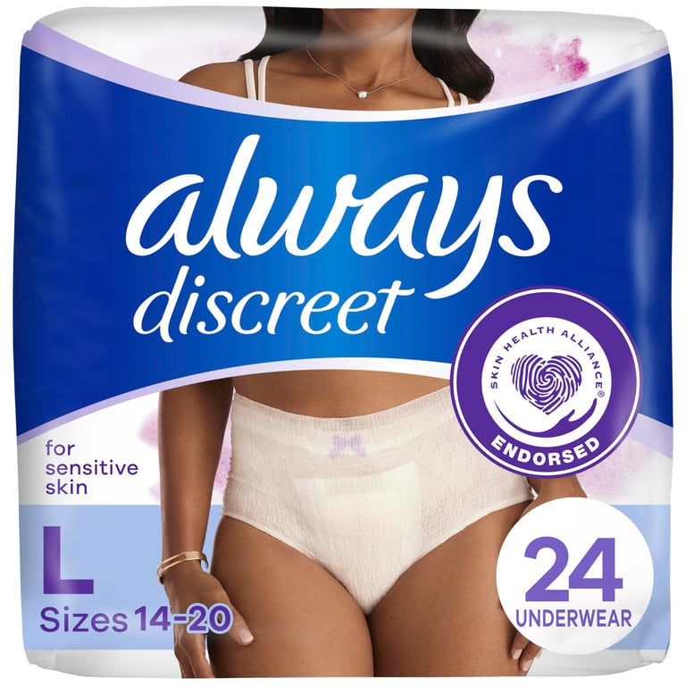 Always Discreet Sensitive Skin Underwear