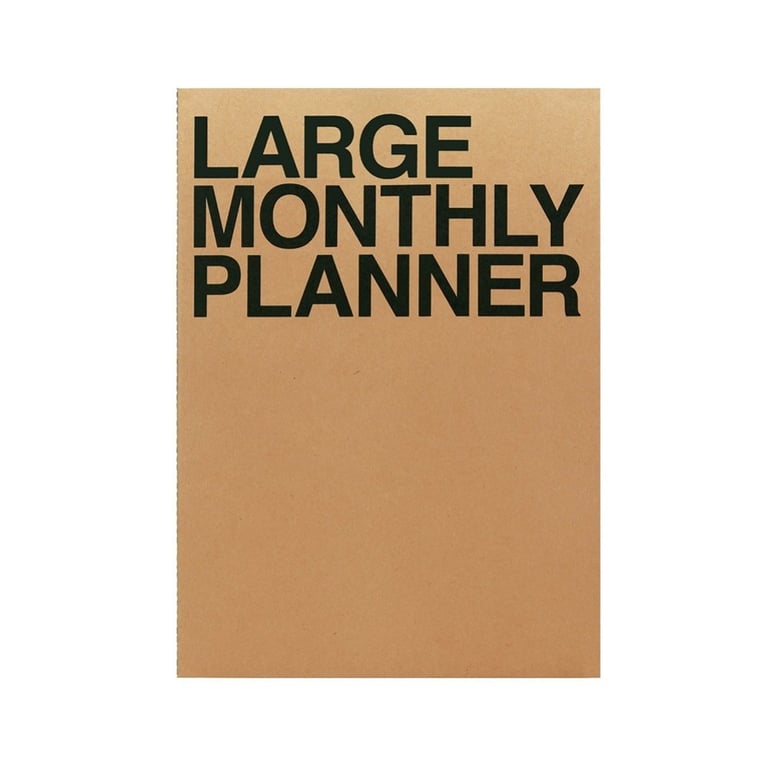 JSTORY Undated Monthly Planner
