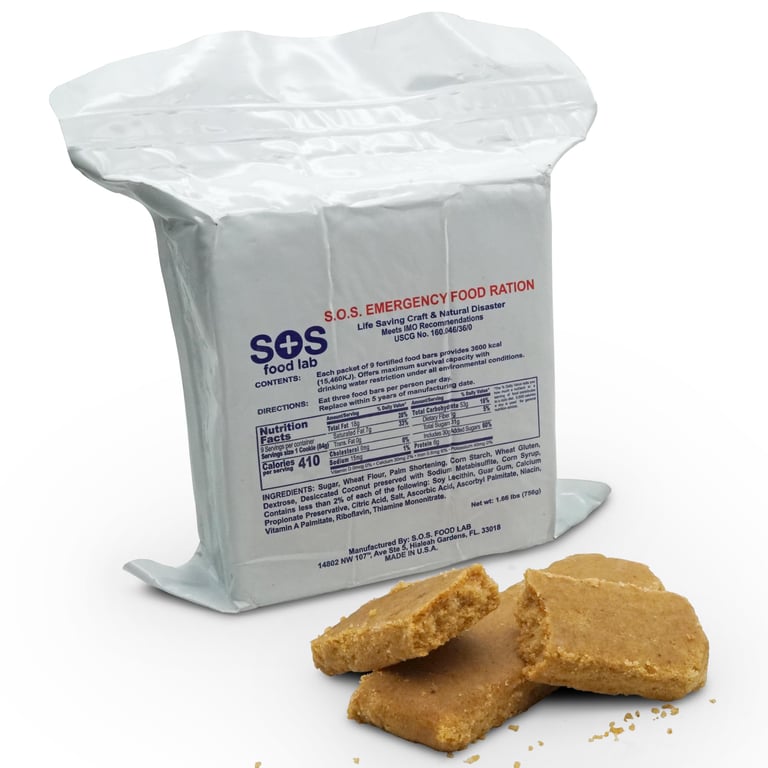 SOS Emergency 3600 Calorie Food Bars