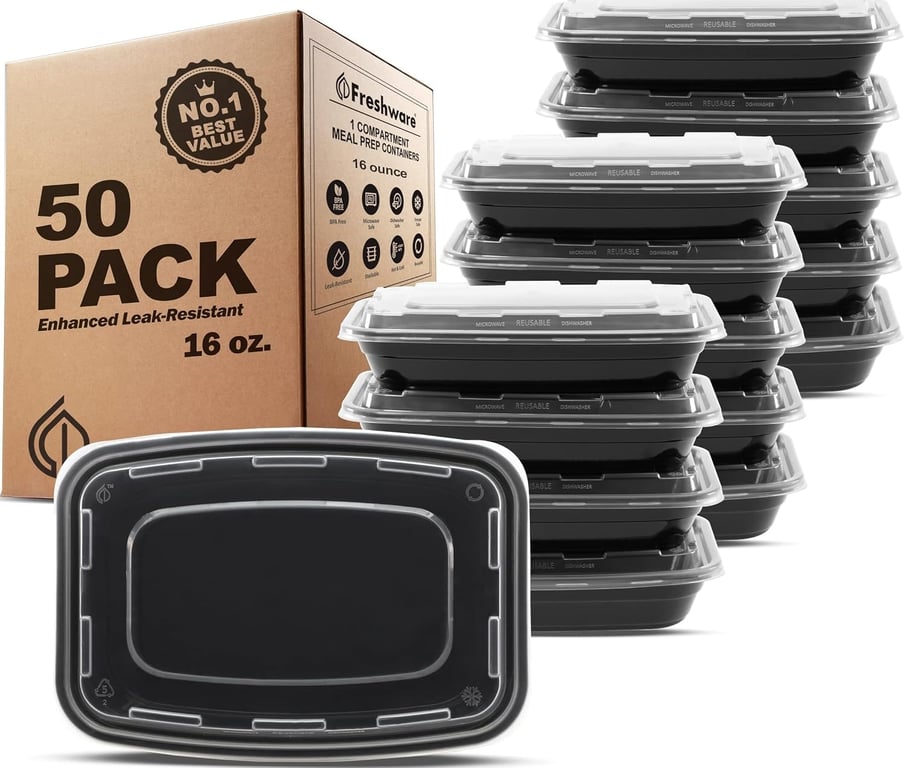 Freshware Meal Prep Containers