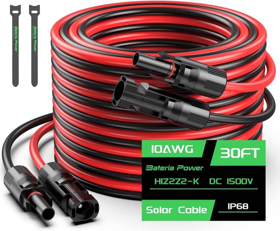 Bateria Power 10AWG Solar Cable