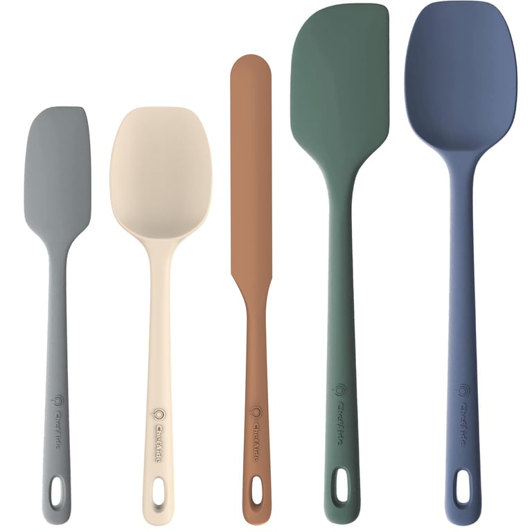 ChefAide Silicone Spatula Set