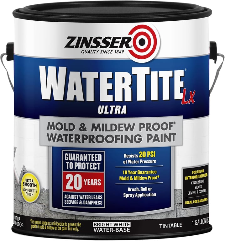 Zinsser WaterTite Waterproofing Paint