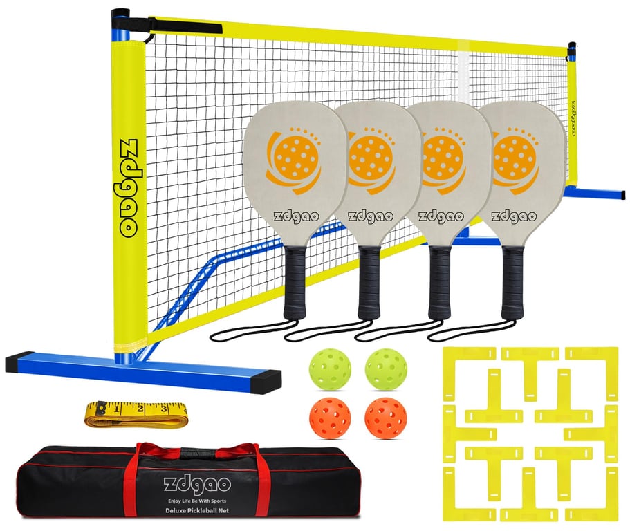Zdgao Portable Pickleball Net Set