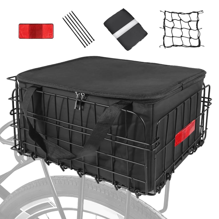 Lunies Folding Rear Bike Basket