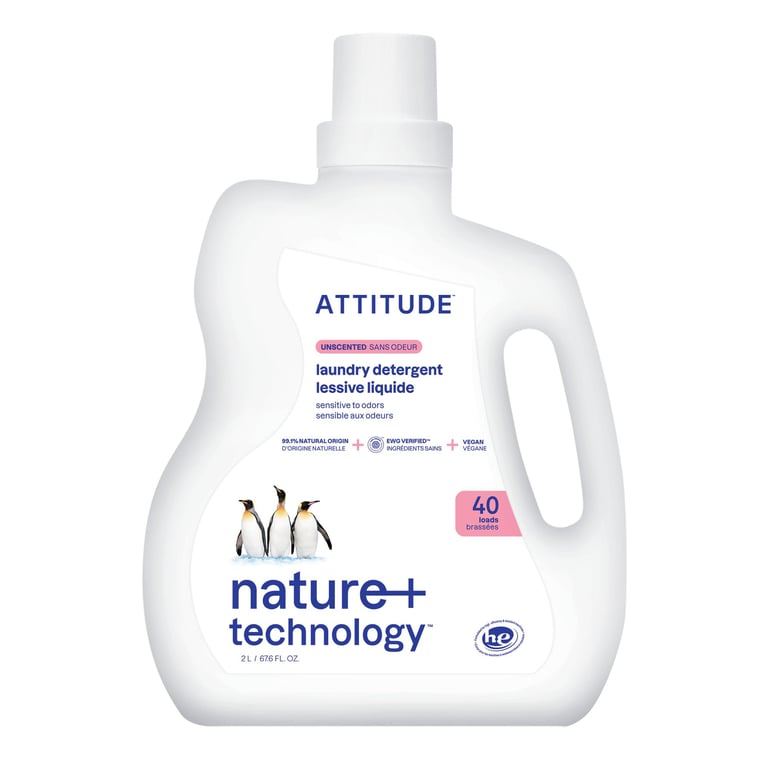 ATTITUDE Unscented Laundry Detergent