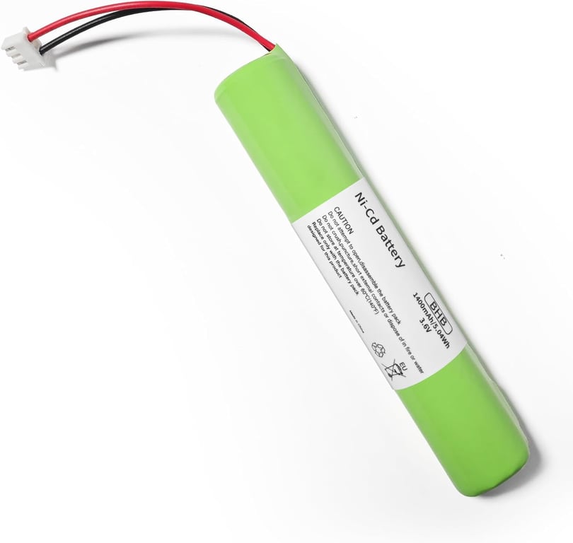 3.6V 1400mAh Ni-Cd Rechargeable Battery Compatible with Hurricane Spin Scrubber Brush Cleaner Mop Spin-Scrubber Bathtub