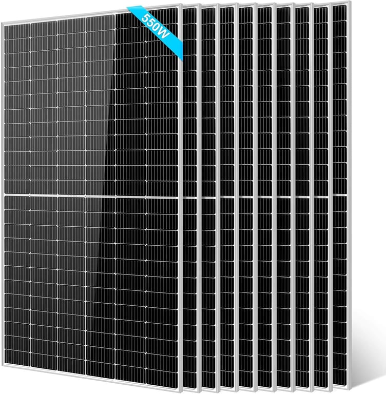SUNGOLDPOWER 10‑Pack 550W Solar Panels