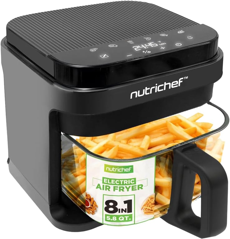 NutriChef 5.8 Qt Air Fryer