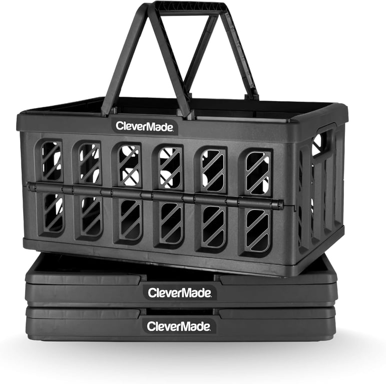CleverMade Collapsible Shopping Basket