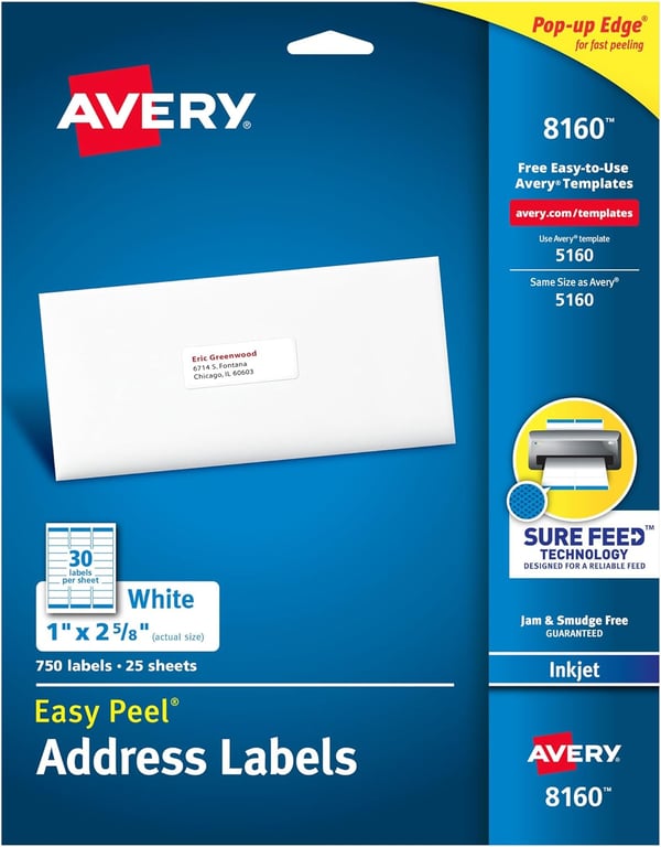 Avery Easy Peel