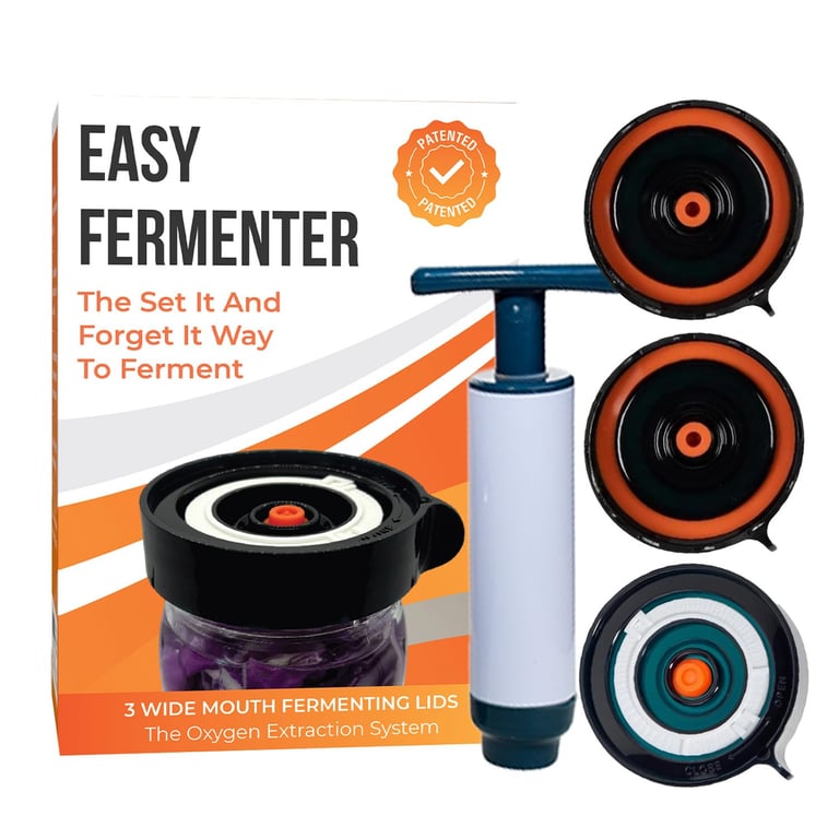 Easy Fermenter Mason Jar Lids Kit