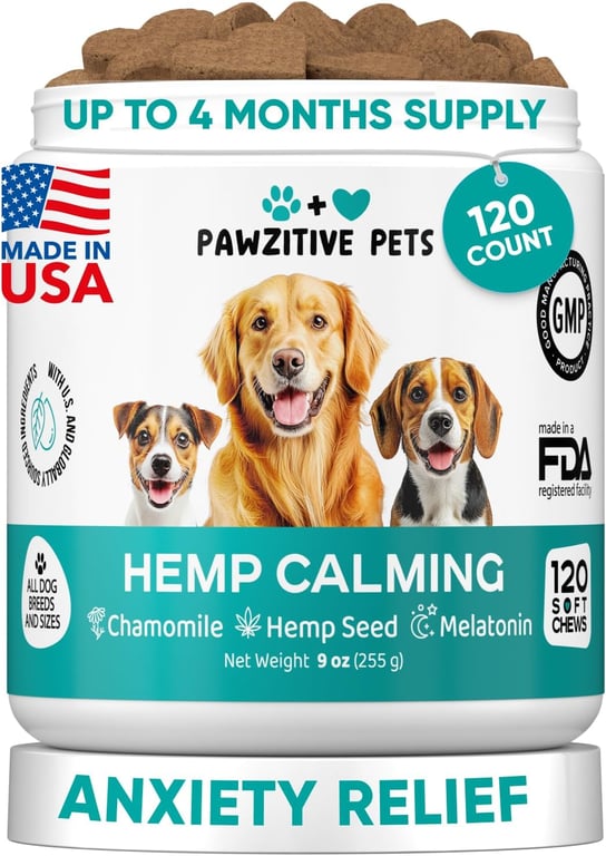 Pawzitive Pets Hemp Calming Chews