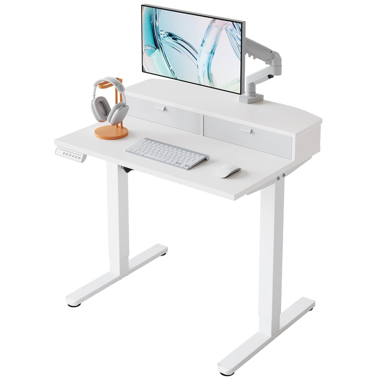 Huanuo Electric Standing Desk with Drawers