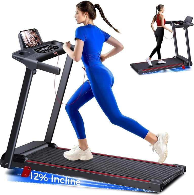 ZPUFDYM Foldable Incline Treadmill