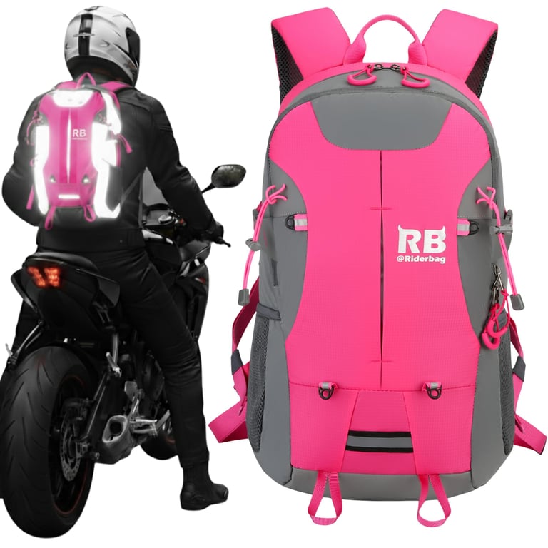 Riderbag Reflective Motorcycle Backpack