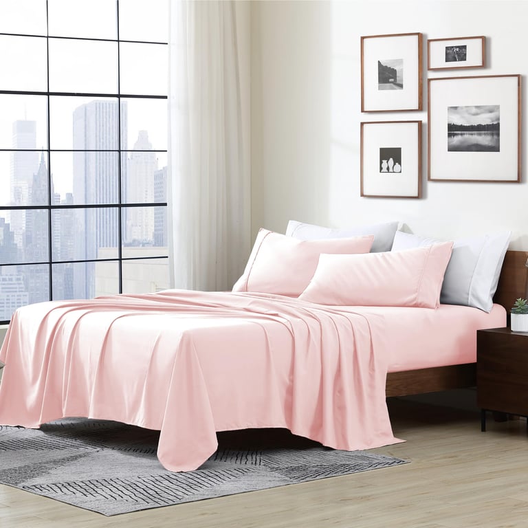 Cathay Home Blush Sheet Set