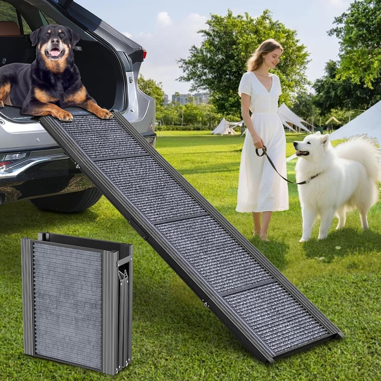 Dog Ramp for Car Truck 63" L × 17" W, Pet Ramp Lightweight Foldable