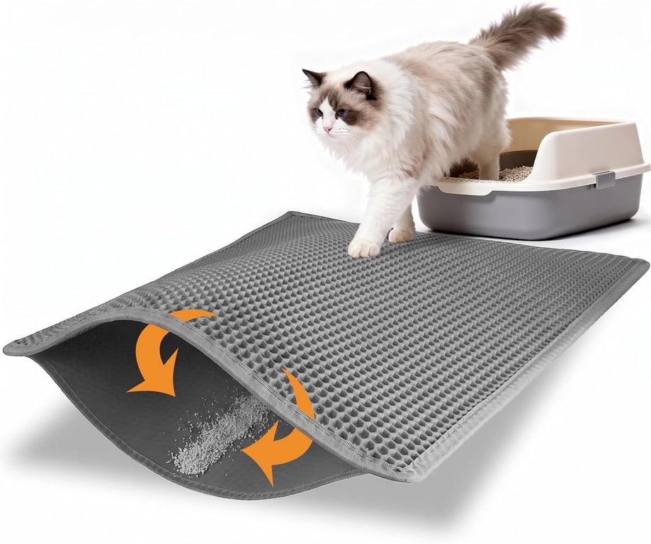 Pieviev Double‑Layer Litter Mat