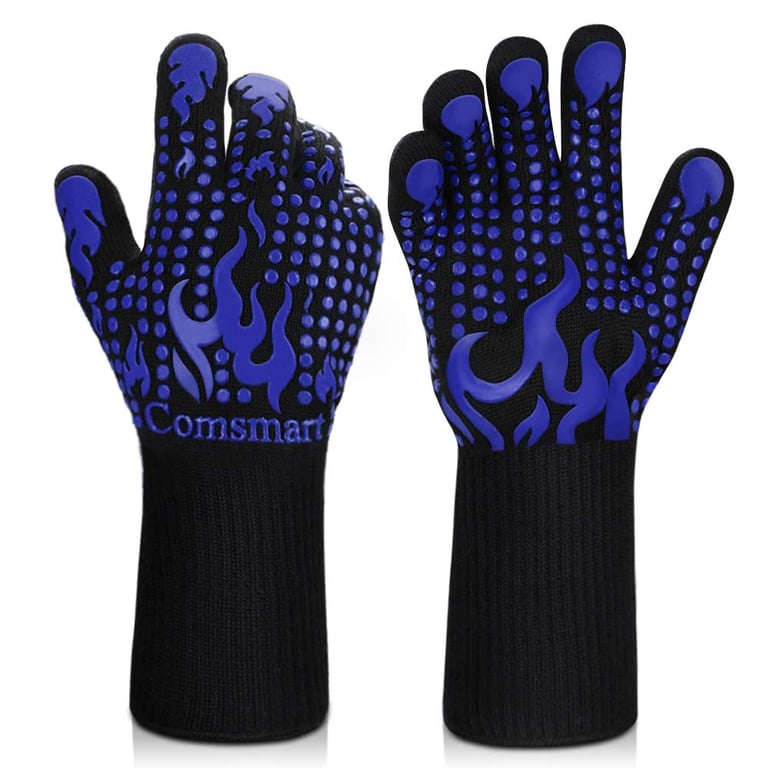 Comsmart Blue BBQ Gloves