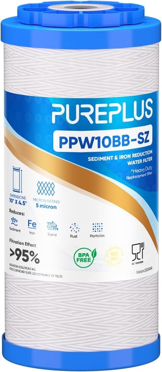 PUREPLUS Iron Sediment Filter