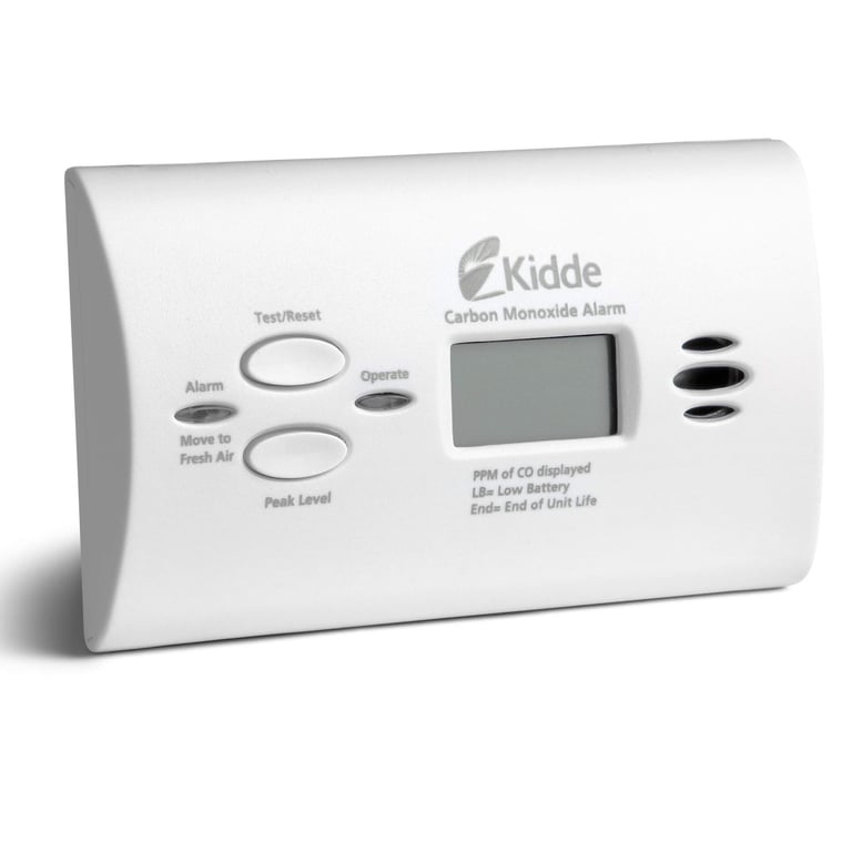 Kidde AA CO Alarm with Test‑Reset