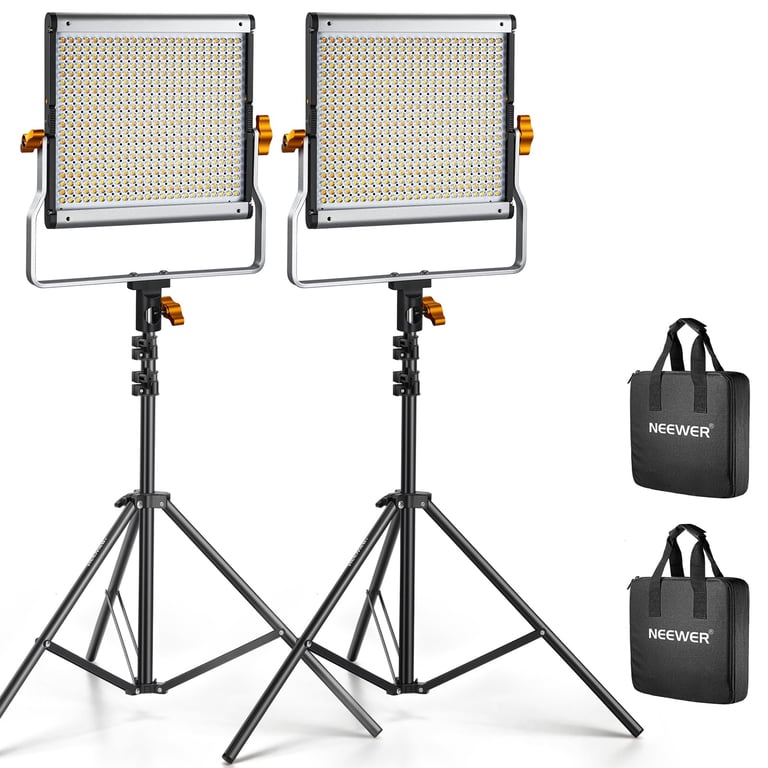 Neewer Bi‑Color LED Video Light Kit