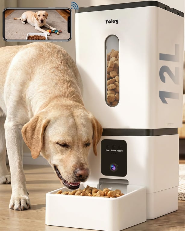 Yakry WiFi Dog Feeder with Camera
