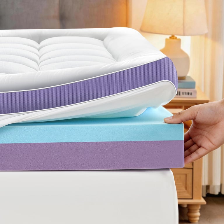 SurChic 5‑Inch Memory Foam Mattress Topper