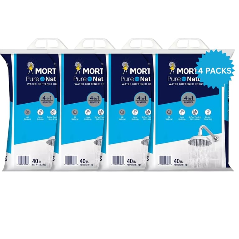 Morton Water Softener Salt Crystals – 4 Pack