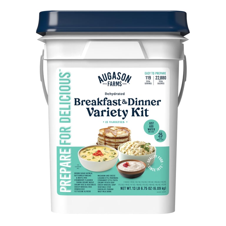 Augason Farms Breakfast & Dinner Food Pail