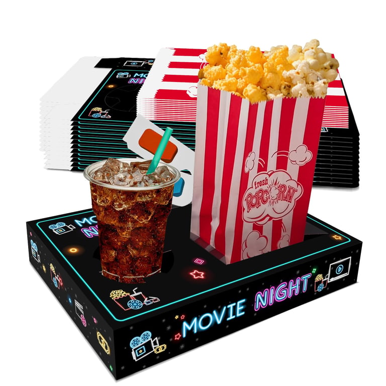 LSTAMOY Neon Movie Night Snack Set