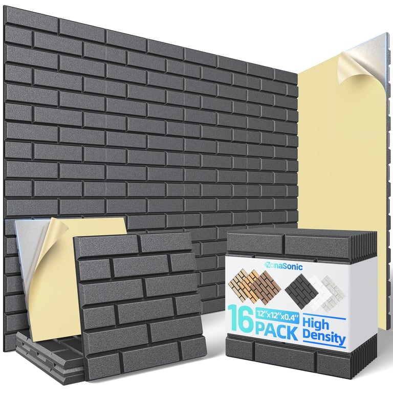 ZonaSonic Brick Acoustic Foam Panels