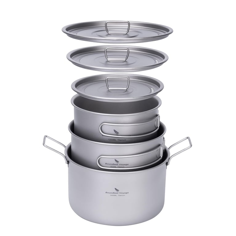 iBasingo Titanium Pots Set