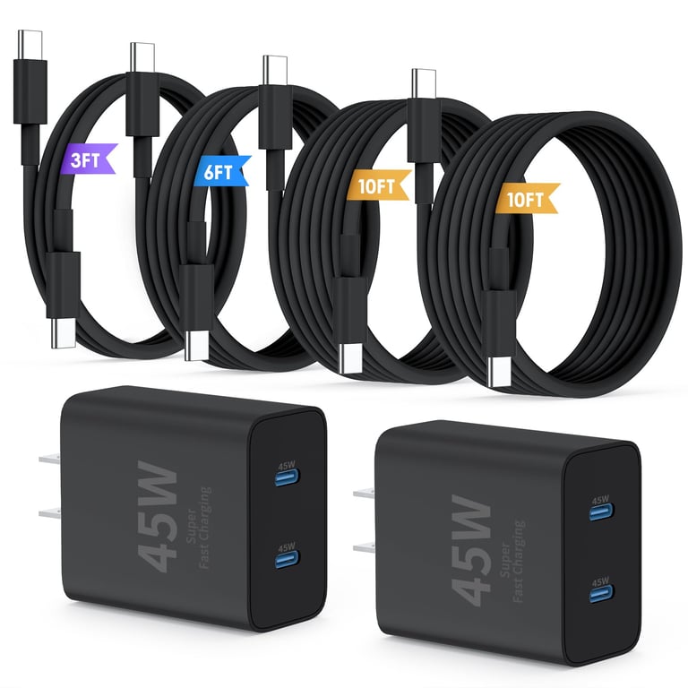 QZIIW 45W Dual Port USB‑C Charger
