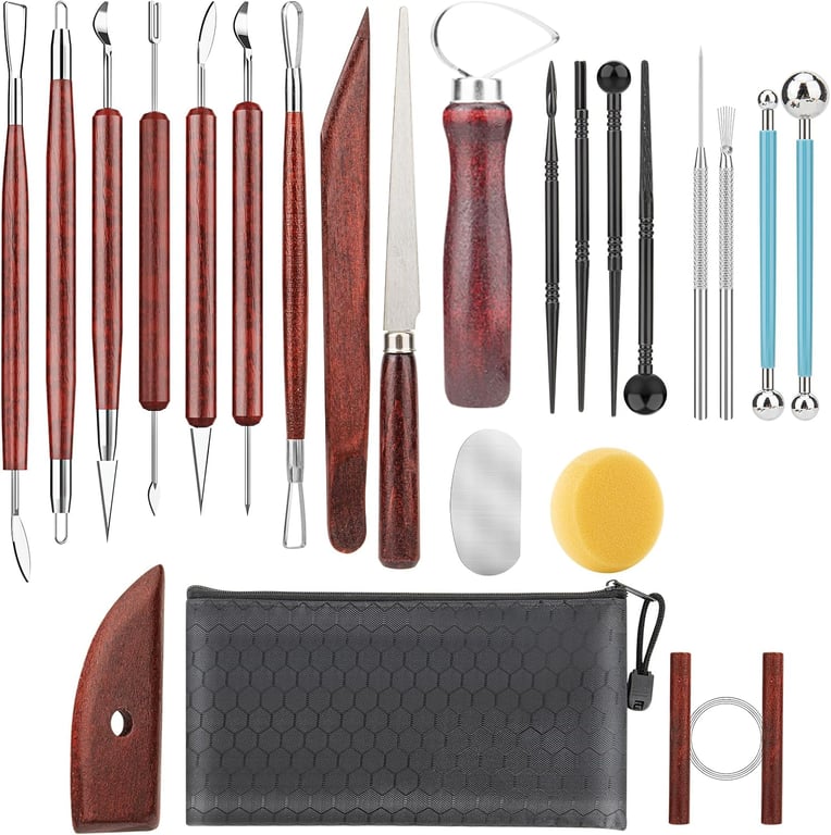 UUSYCUN 23‑Piece Clay Sculpting Tools